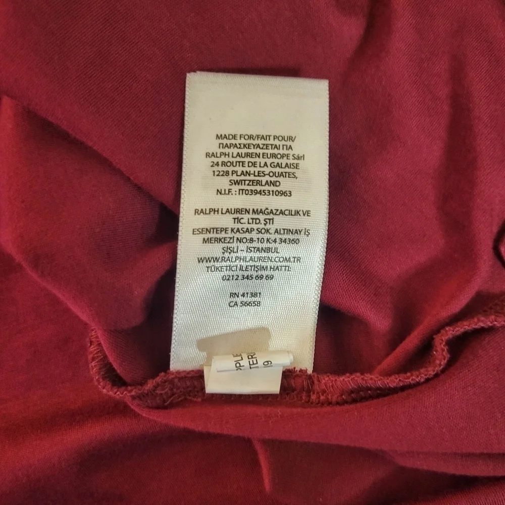 Polo Ralph Lauren \ Soft Cotton Polo / Short Sleeve / LG / Merlot